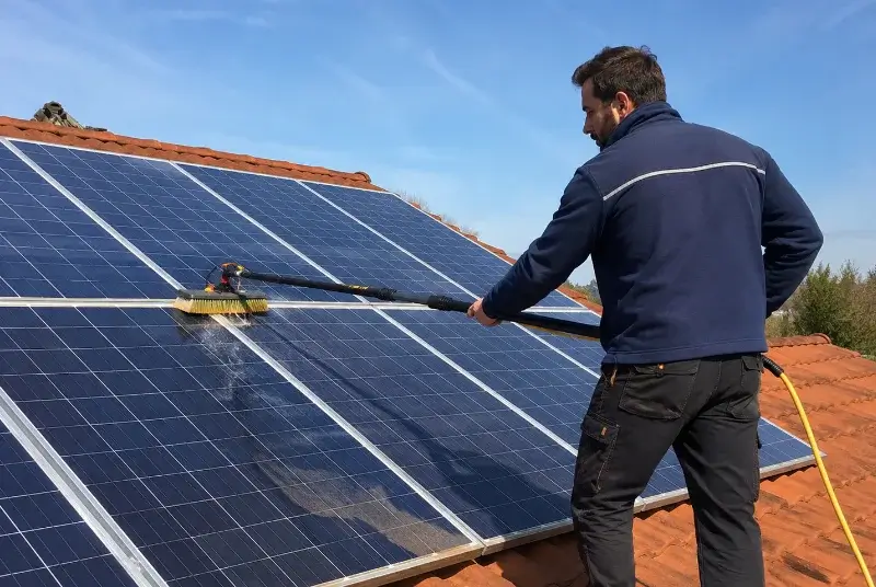 Nettoyage et entretien de panneaux solaires à Peyrestortes